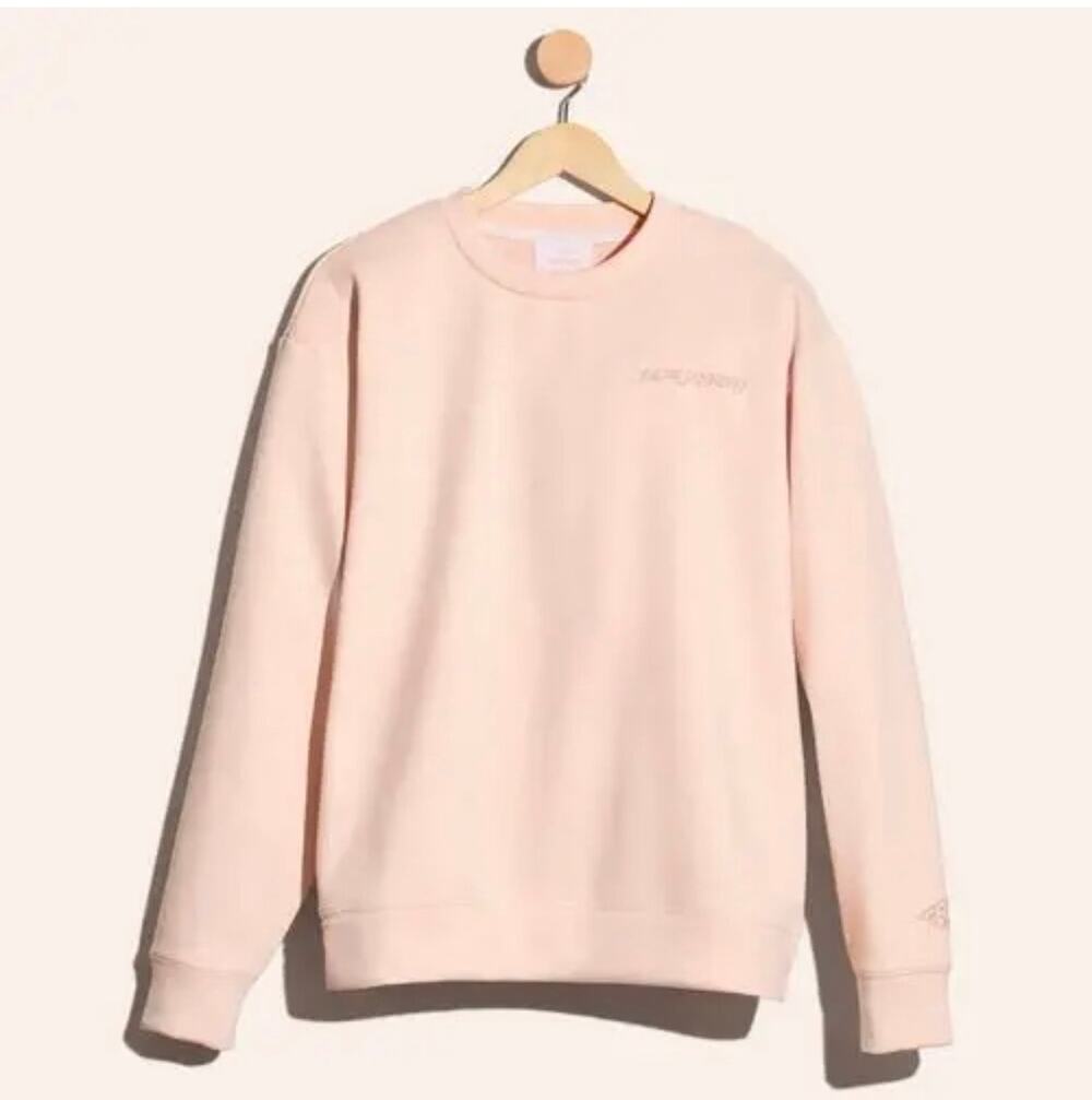 SOL DE JANEIRO Rosa Cozy Crewneck Sweatshirt in Blush Pink